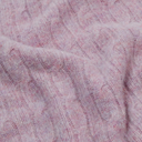 Brushed Shetland Cable Jumper - Sweetpea