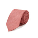 Silk Tussah Tie - Salmon