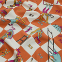 Snakes And Ladders Print Bandana - Green