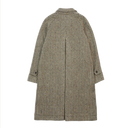 SB Herringbone Tweed Raglan Overcoat - Oat Fleck