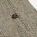 SB Herringbone Tweed Raglan Overcoat - Oat Fleck