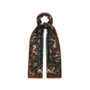 Unicorn Garden Print Scarf - Navy