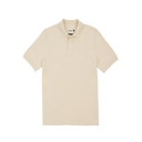 Washed Pique Polo - White