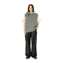 Alpaca Knit Vest - Grey