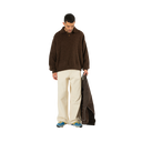 Alpaca Polo Sweater - Brown