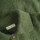 Alpaca Polo Sweater - Green