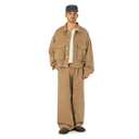 Boxy Denim Trucker - Brown