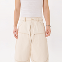 Carpenter Wide Shorts - Ivory
