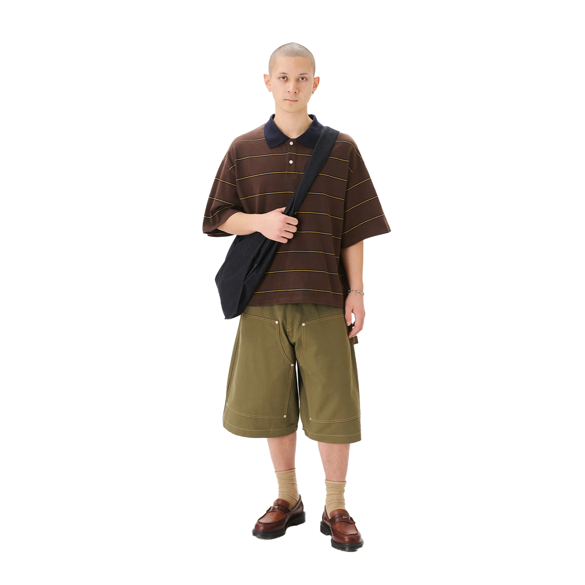 ボトムス house on the hill short pants 90 18M-30M Estudio Niksen Carpenter Wide Shorts - Khaki – Stomping Ground