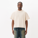 Hand-Embroidered Cropped Tee - Beige