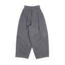 Herringbone Balloon Trouser - Charcoal