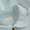 Mismatch Button Cardigan - Blue