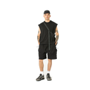 Muscle Cropped Tee - Black