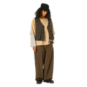 Patch Pocket Balloon Pants - Brown