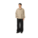 Pintuck Maxi Trousers - Black