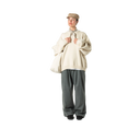 Pintuck Maxi Trousers - Grey