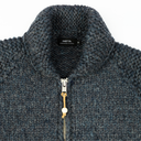Moto Sweater - Denim Blue