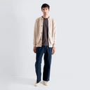 Albers Cardigan - Stone Ribbed