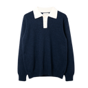 Appa Knitted Polo - Navy