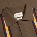 Velzy Knitted Shirt - Brown/Multi Canopy Stripe