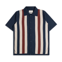 Velzy Knitted Shirt - Simple Stripe - Navy/Multi