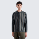 Zigger Cardigan - Kuki Stripe - Grey/Multi