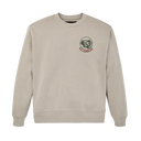 Bear Graphic Crewneck Sweatshirt - Vintage Khaki