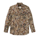 Field Flannel Shirt - Brown / Marsh Print