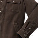 Fleece Lined Jac Shirt - Dark Brown