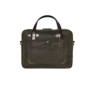 Tin Cloth Compact Briefcase - Otter Green