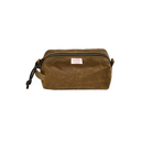 Trousse de Toilette en Toile Graissée - Fauve Foncé