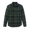 Vintage Flannel Work Shirt - Green / Navy / Plaid