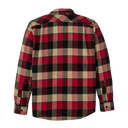 Vintage Flannel Work Shirt - Red / Cream Plaid