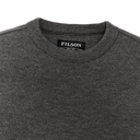 Waffle Knit Thermal Crew - Charcoal