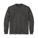 Waffle Knit Thermal Crew - Charcoal