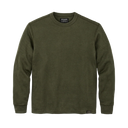 Waffle Knit Thermal Crewneck - Mossy Rock