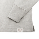 Waffle Knit Henley - Light Heather Grey