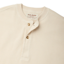 Waffle Knit Henley - Sand