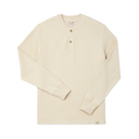 Waffle Knit Henley - Sand