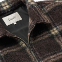Cabin Zip Fleece - Brown/Check