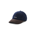 Hawk Corduroy Cap - Navy/Brown