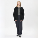 WF Light Zip Cardigan - Black