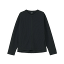 WF Light Zip Cardigan - Black