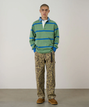 Langdon Rugby Shirt - Olive Blue