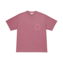 One Point Pocket Tee Pigment Dyed - Red Pigment