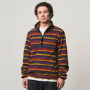 Thermal Fleece Pullover - Multi-Stripe