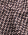 PLAID WOOL ZIP UP SHIRT
