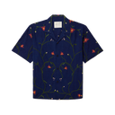 Chintan S/S Shirt - EMB19 Indigo