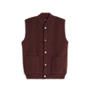 Gali Sleeveless Cardigan - Moka