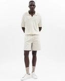 Leif Cotton Linen S/S Polo - Kit White